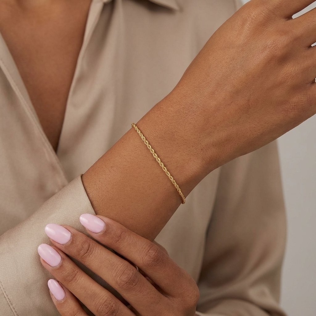 Pulseira Cordão Baiano 2m.m.