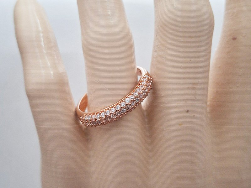 Aparador Bananinha 3 Fileiras Micro Zirconia