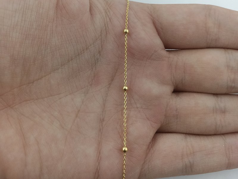 Corrente Cadeado Com Bolinha