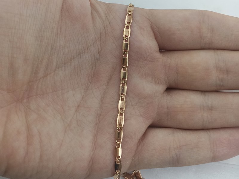 Corrente Piastrine Abaulada 3,0mm