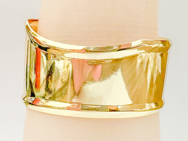 Bracelete Orgânico Luxo Dourado 'preço Fechado'